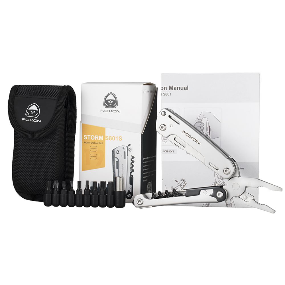 Мультитул Storm — пример нанесения логотипа (Roxon) | Print Logo