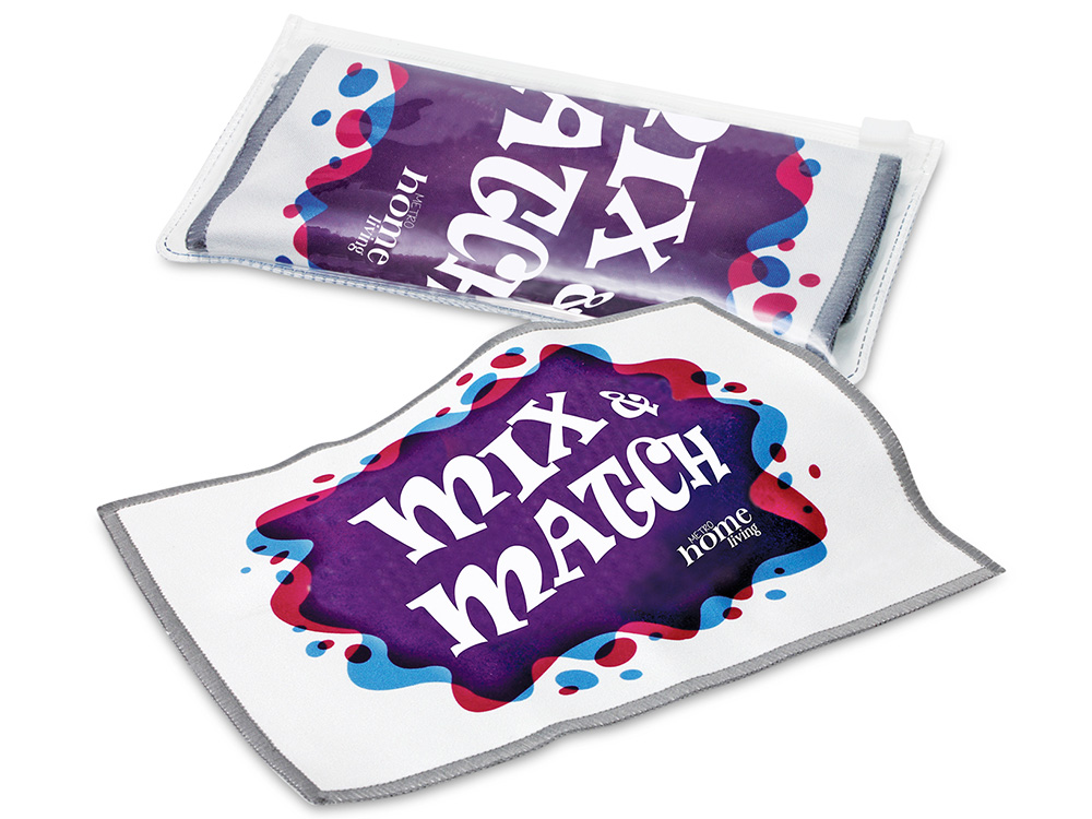 Салфетка из микрофибры с возможностью полноцветной печати с логотипом  | Print Logo