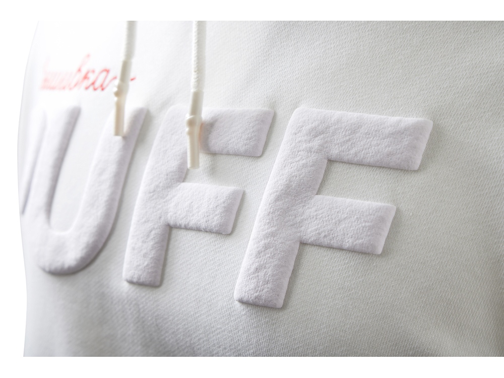 Худи оверсайз Alpha.01 унисекс, молочный, все виды нанесения на текстиле на одной толстовке