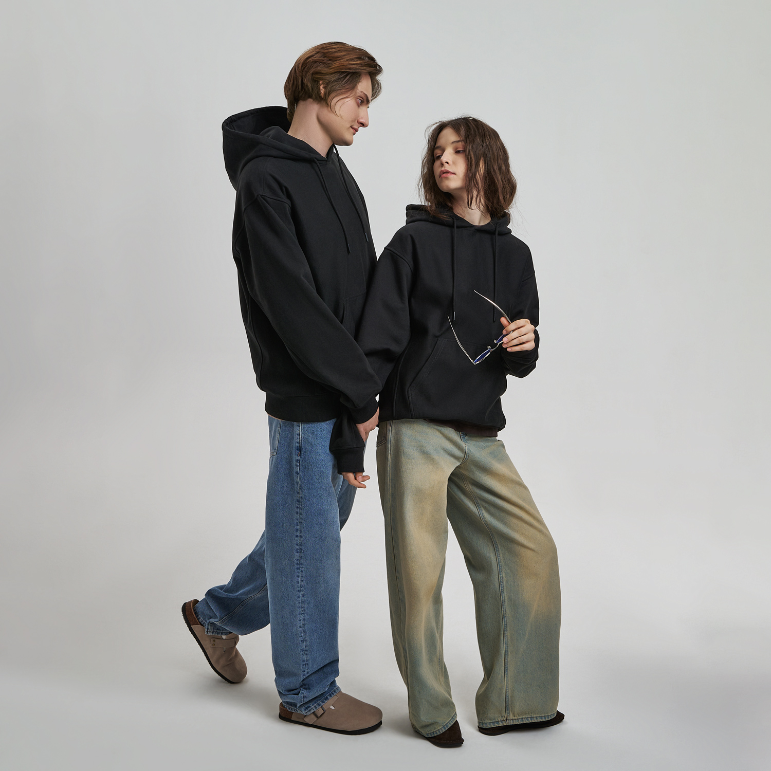 Худи релакс унисекс Адвенче (Adventure), черный, размер 3XL/4XL