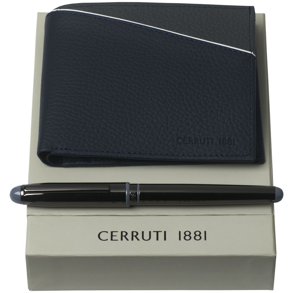 Набор Cerruti 1881: кошелек и роллер фото на сайте Print Logo.