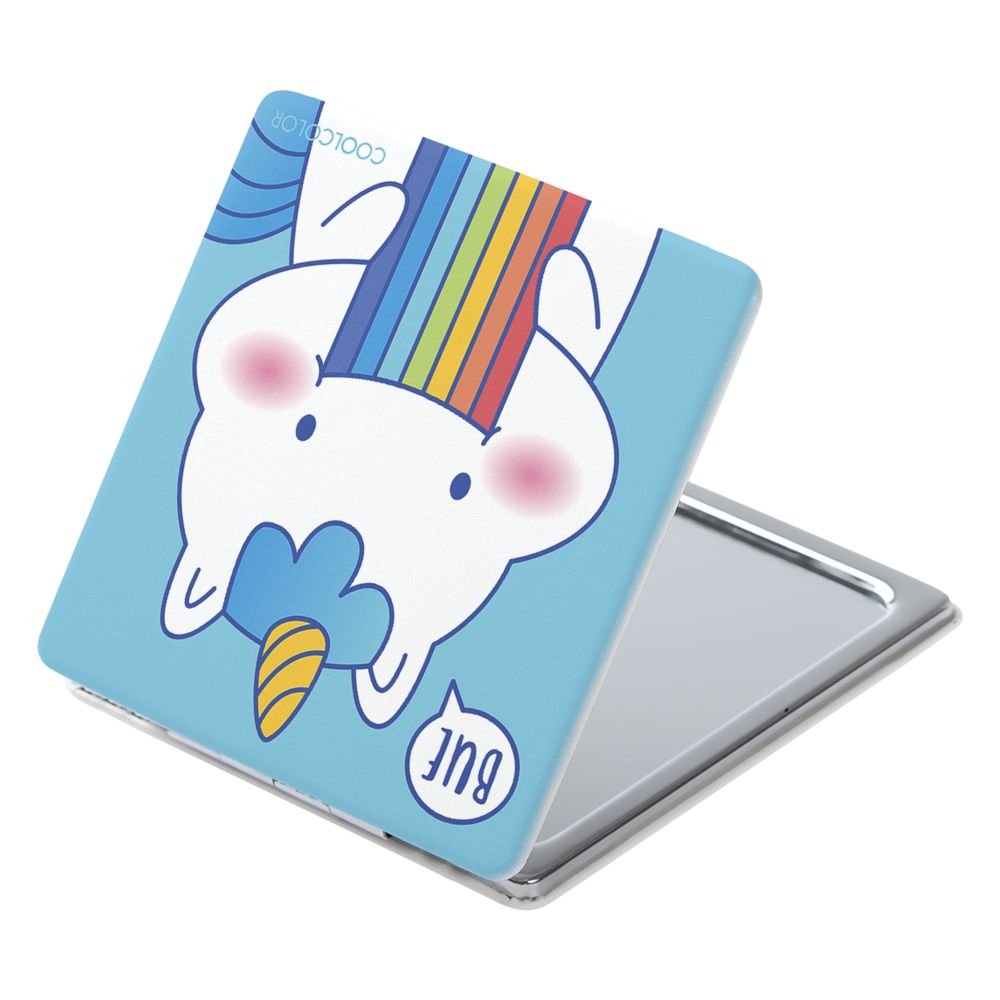 Зеркало Lovepaw — пример нанесения логотипа (CoolColor) | Print Logo