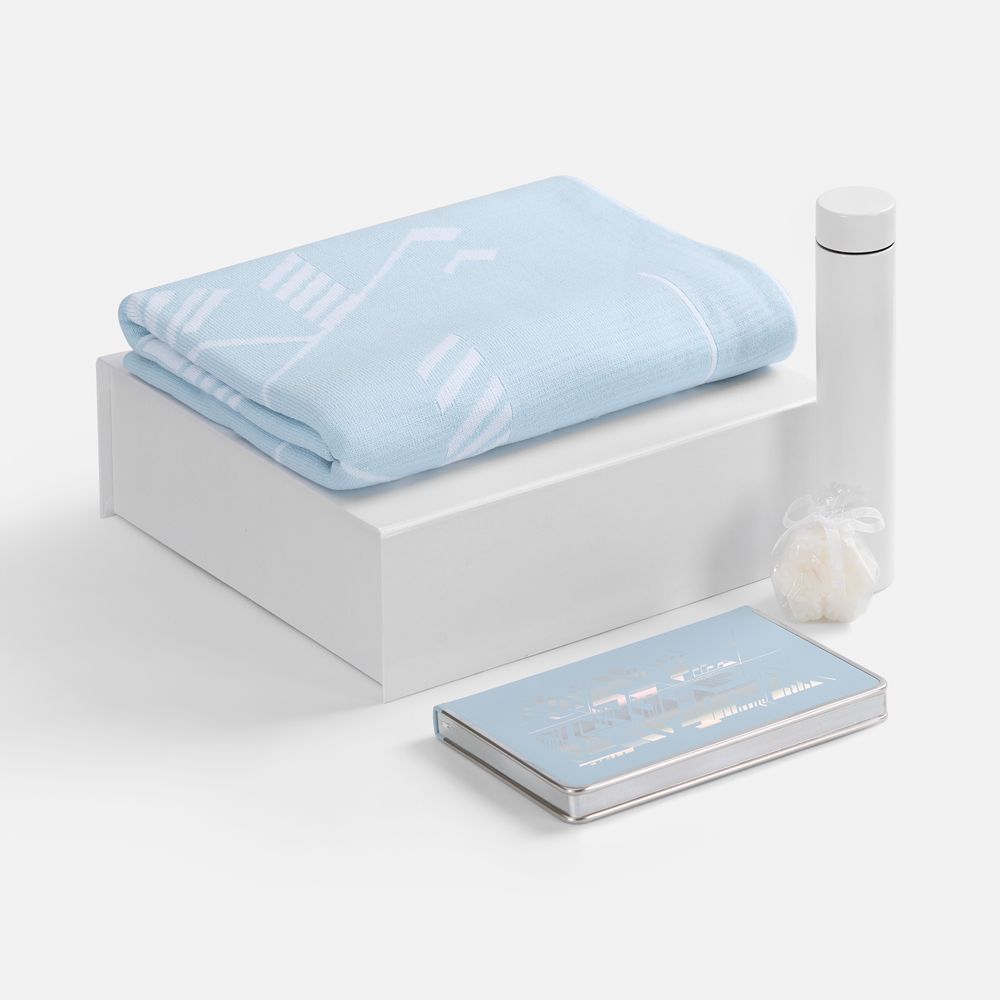 Набор «Контуры зимы» с логотипом  | Print Logo