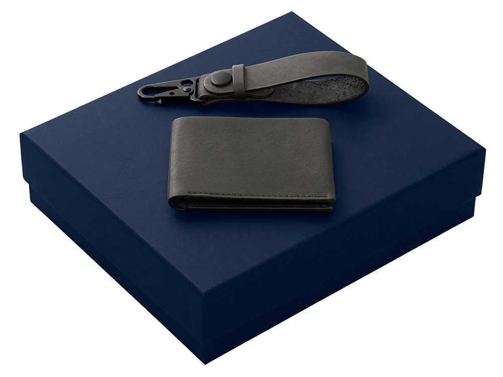 Подарочный набор Long River: кошелек, ремешок для ключей с логотипом Long River | Print Logo