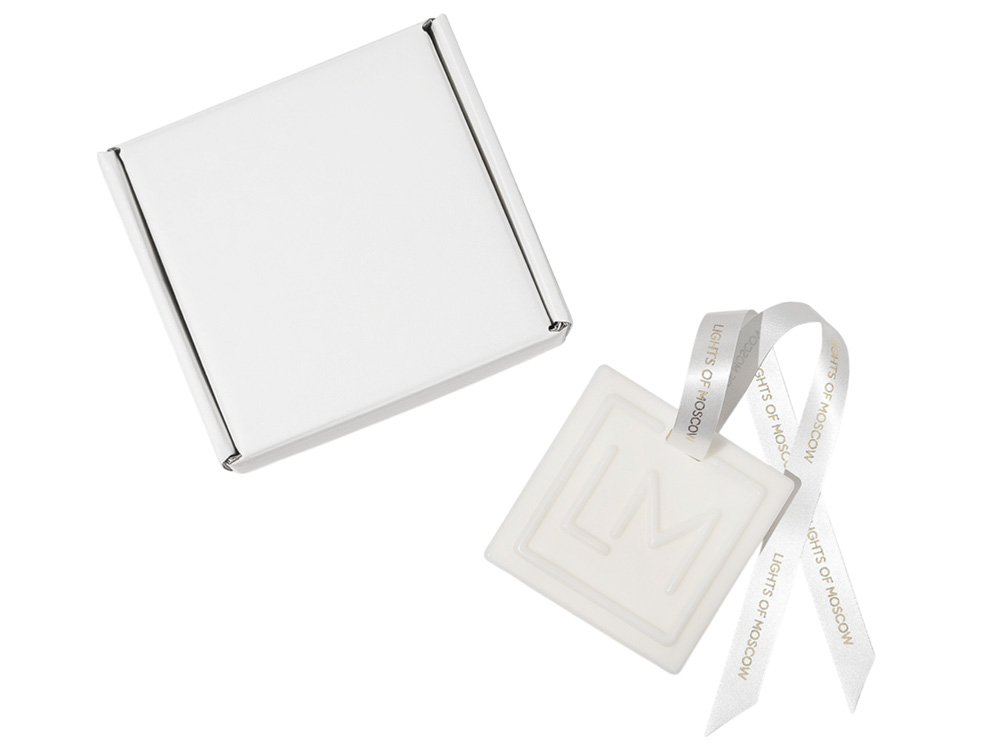 Ароматическое саше, апельсин и жасмин, ваниль с логотипом Lights of Moscow | Print Logo