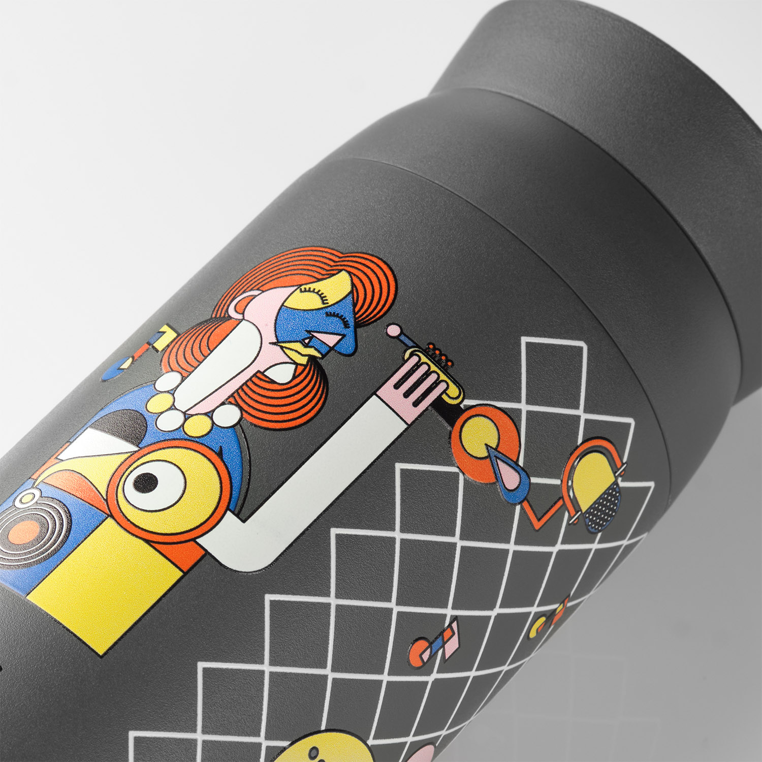 Термобутылка вакуумная герметичная Грейс, серая