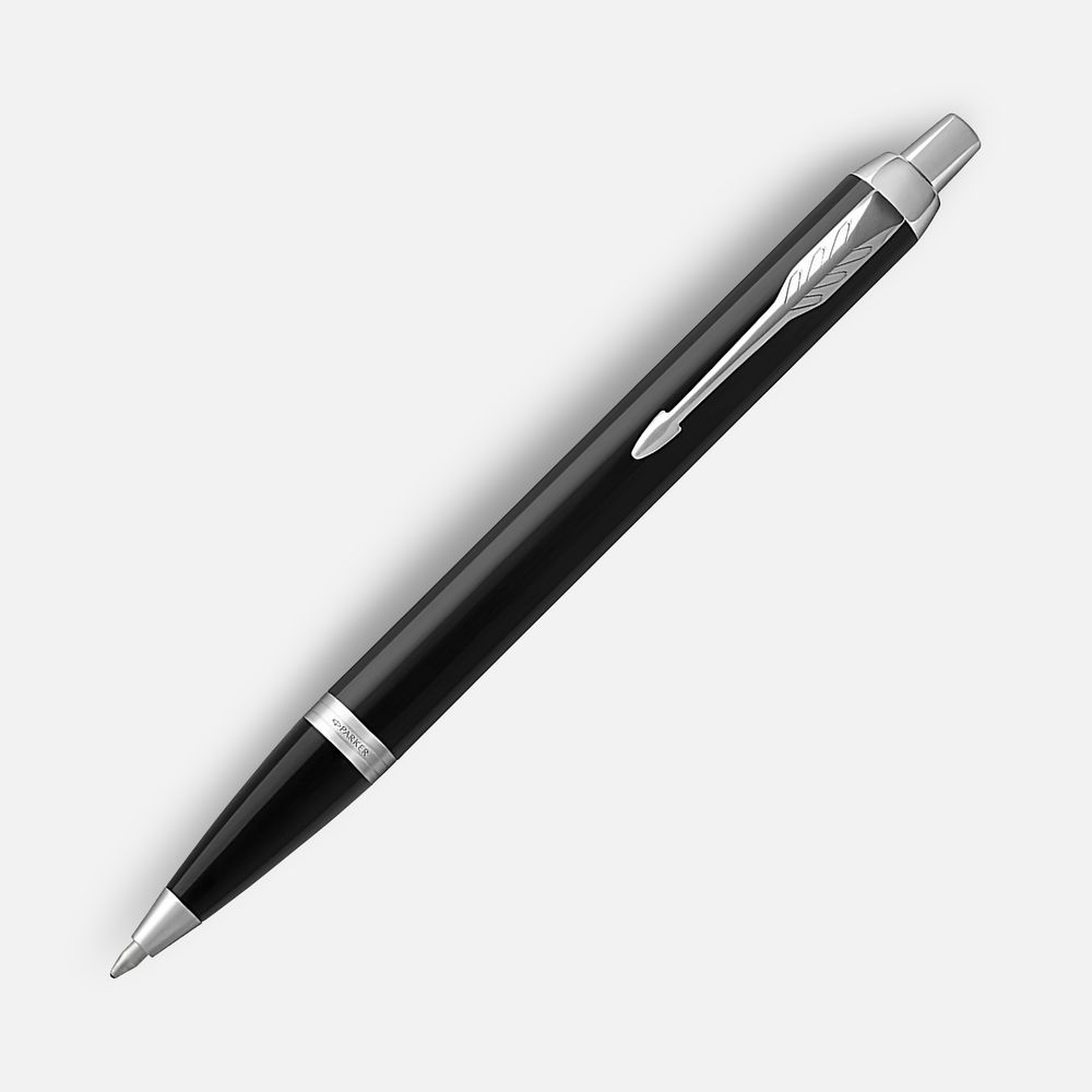 Ручка шариковая Parker IM Core Black GT с логотипом Parker | Print Logo