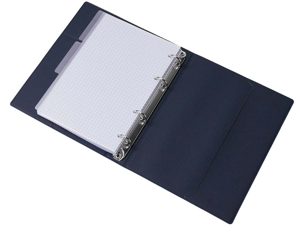 Блокнот на кольцах Favor, темно-синий
