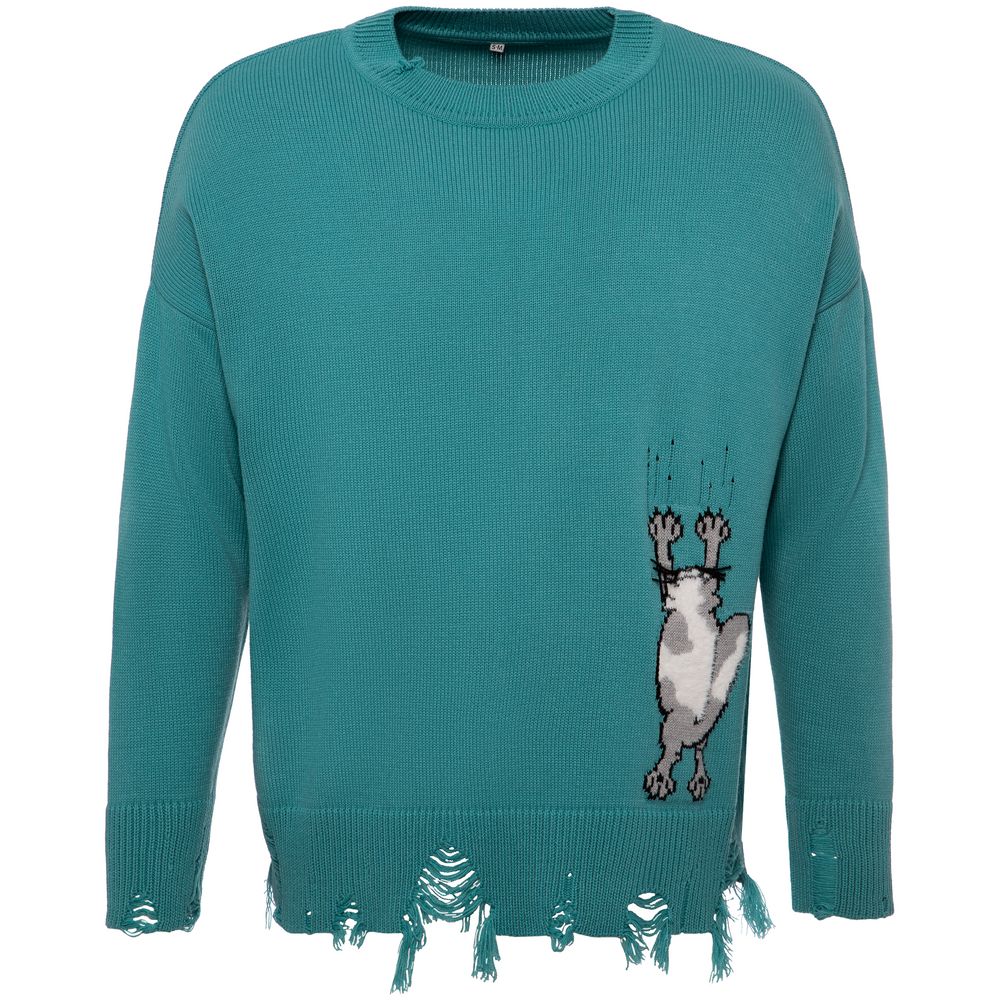 Свитер оверсайз Tricksy Net Grunge на заказ, акрил, размер S/M