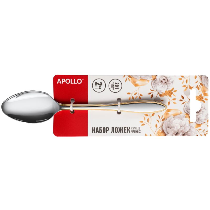 Набор из 2 чайных ложек Charles фото на сайте Print Logo.