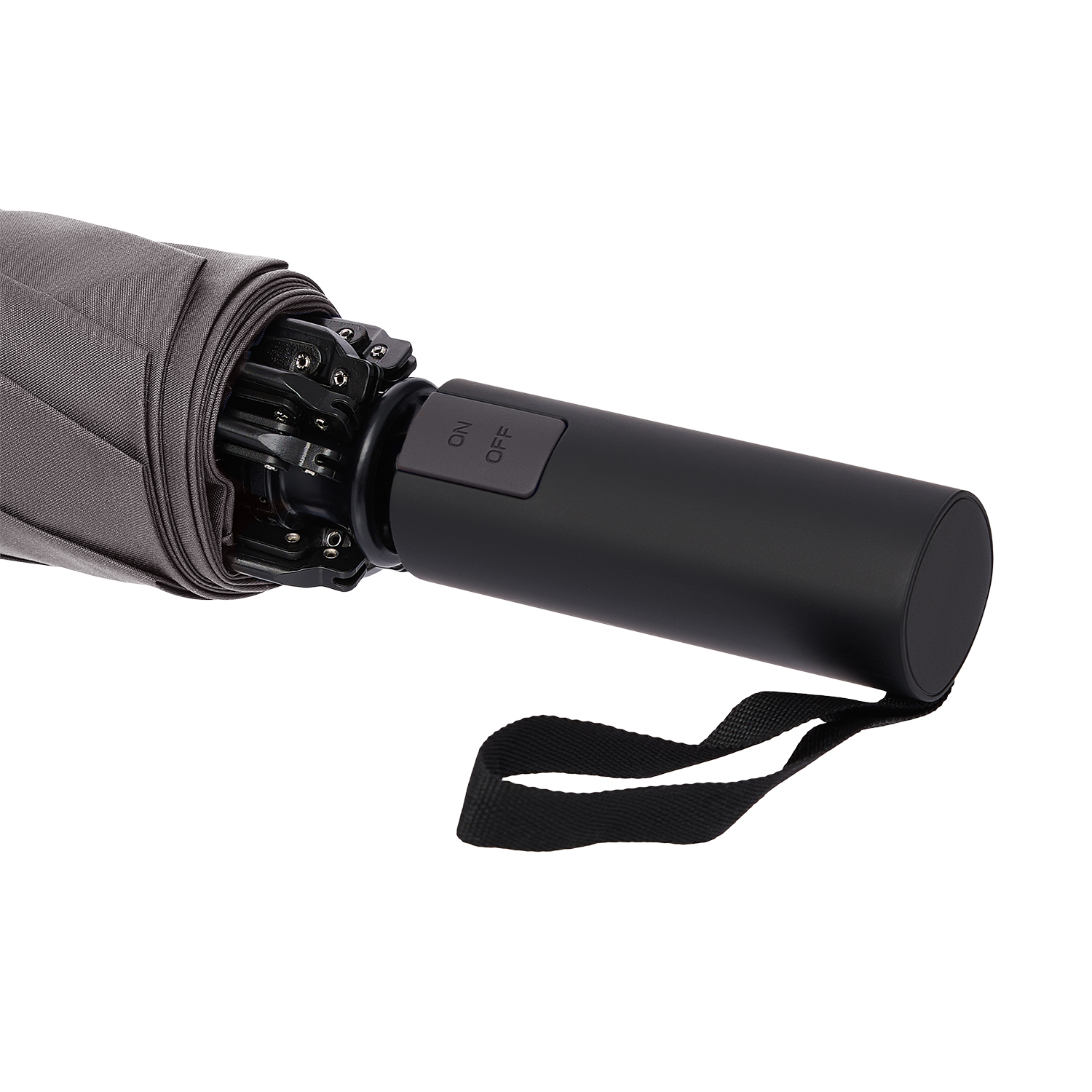 Зонт обратного сложения Олимп (Olymp), синий фото на сайте Print Logo.