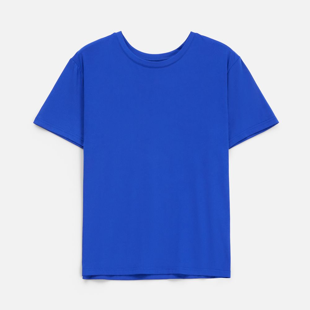 Футболка унисекс Senti, ярко-синяя, размер XXL