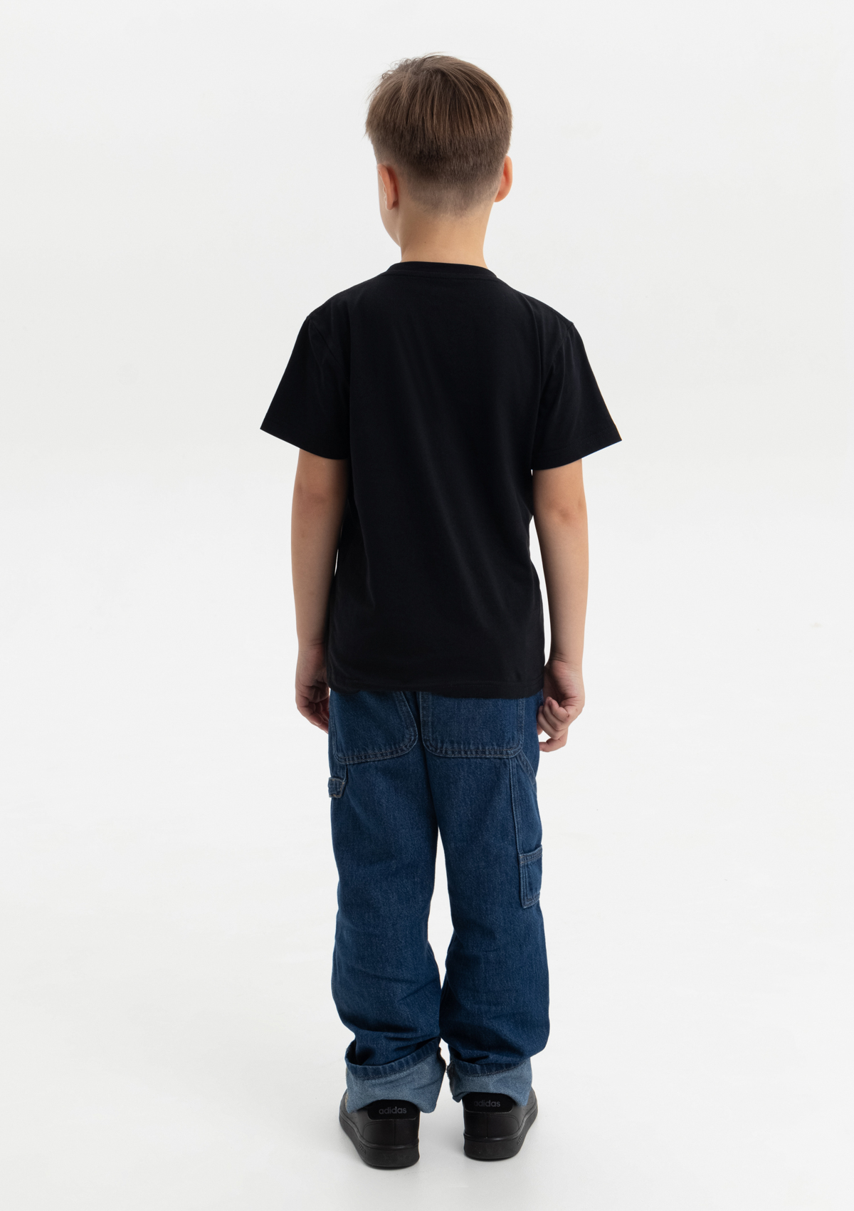 Футболка детская STAN хлопок 140, 06U, Чёрный,  (20)  (6 лет)