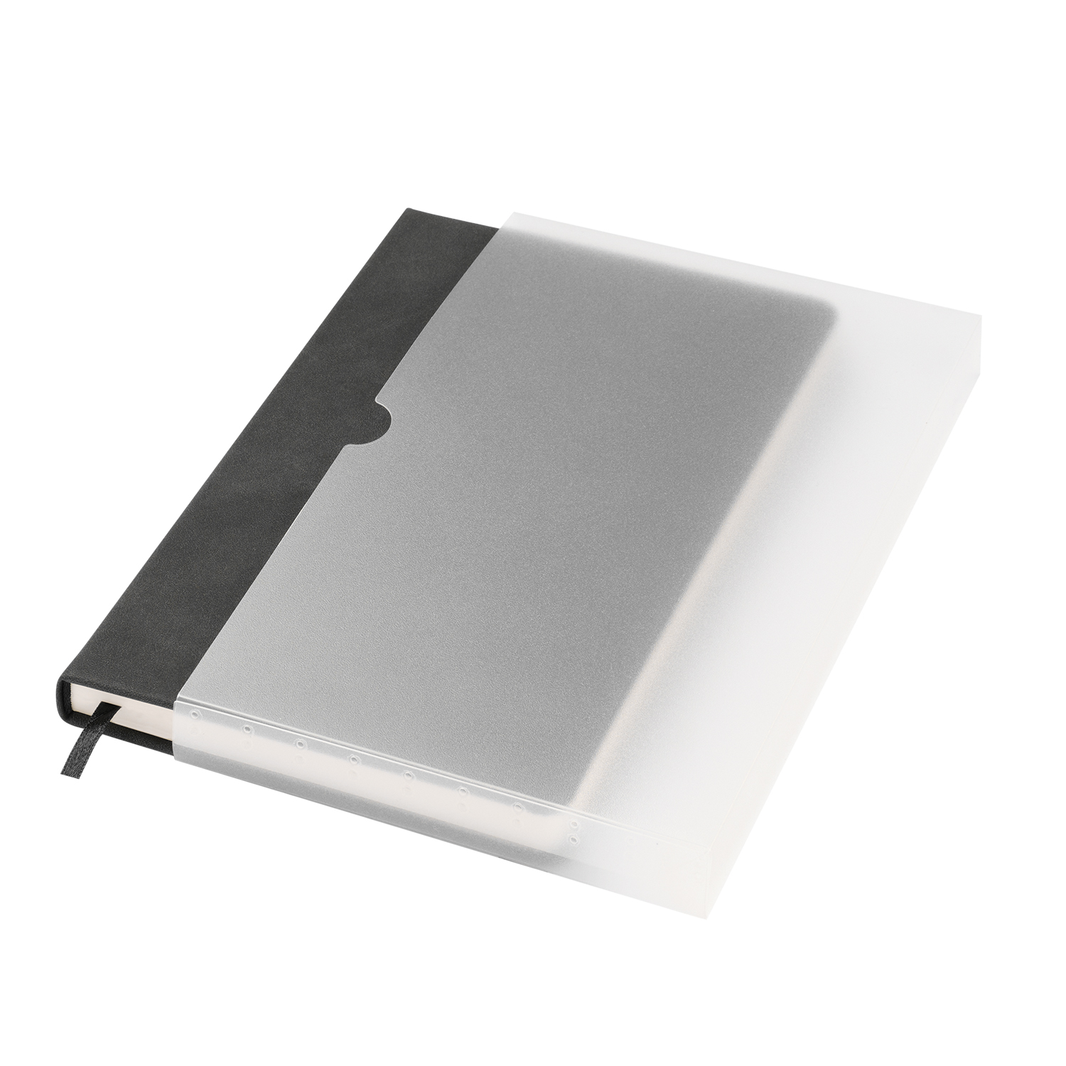 Ежедневник Стелла (Stella) недатированный с магнитом на обложке, черный