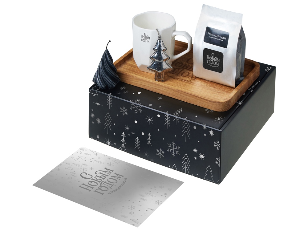 Подарочный набор Re:Hearth  с кружкой, подносом, свечой и чаем с логотипом  | Print Logo