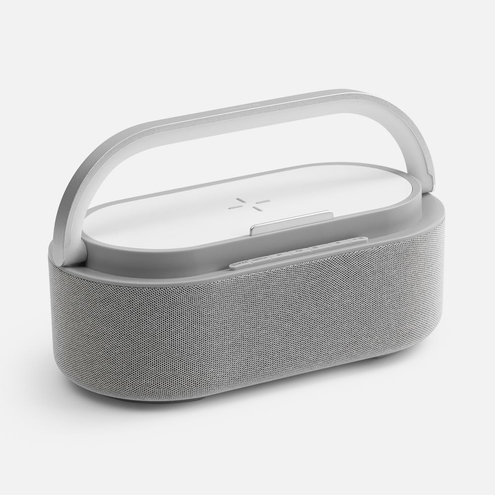 Колонка с часами и беспроводной зарядкой Veske ver.2