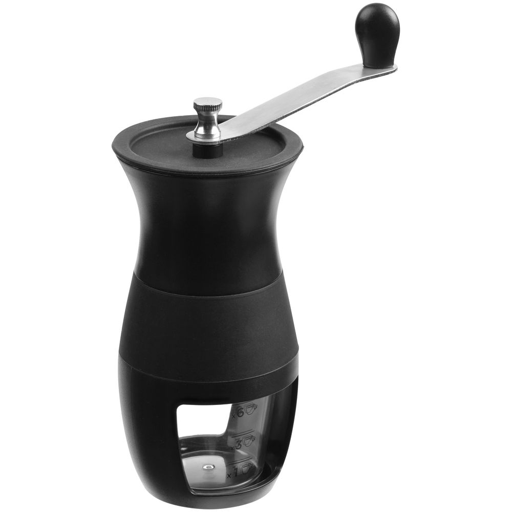 Мельница для кофе Burr — пример нанесения логотипа (Molti) | Print Logo