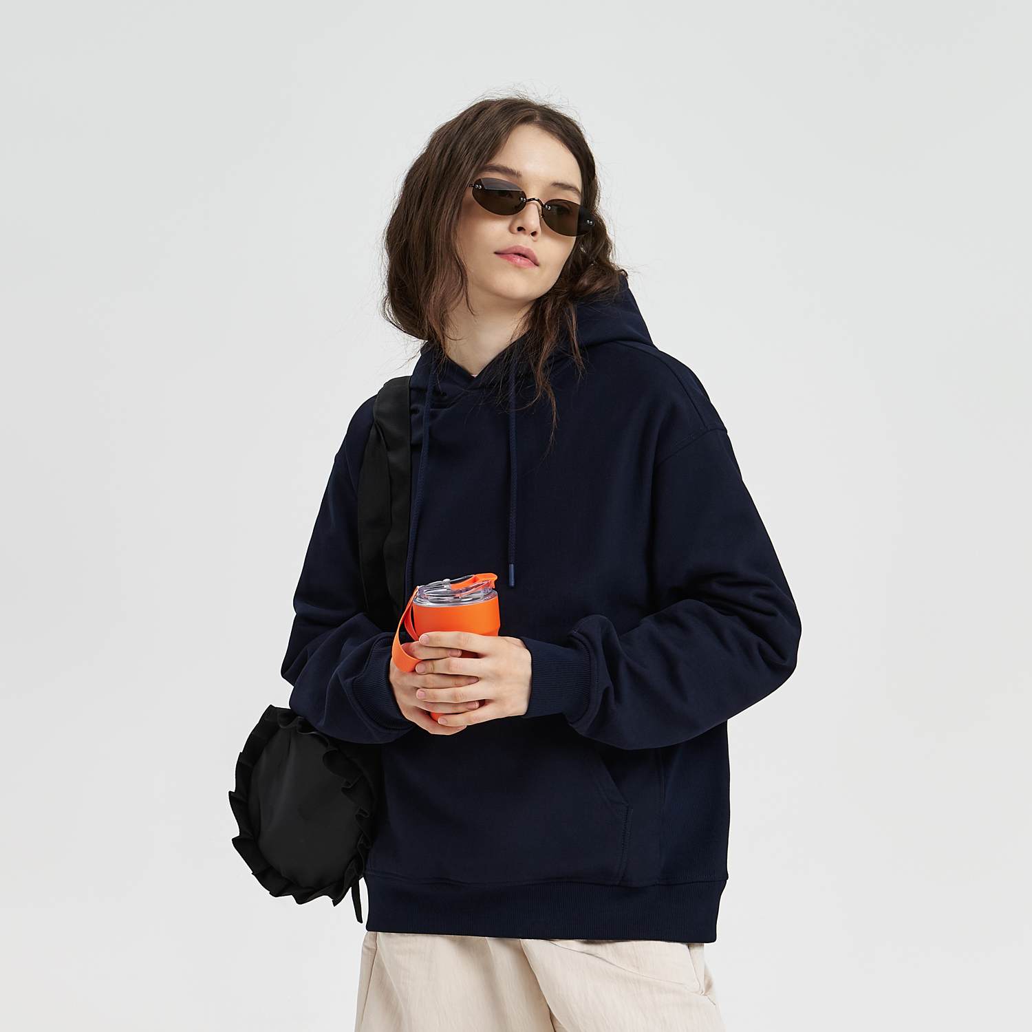 Термокружка вакуумная Монако, оранжевая