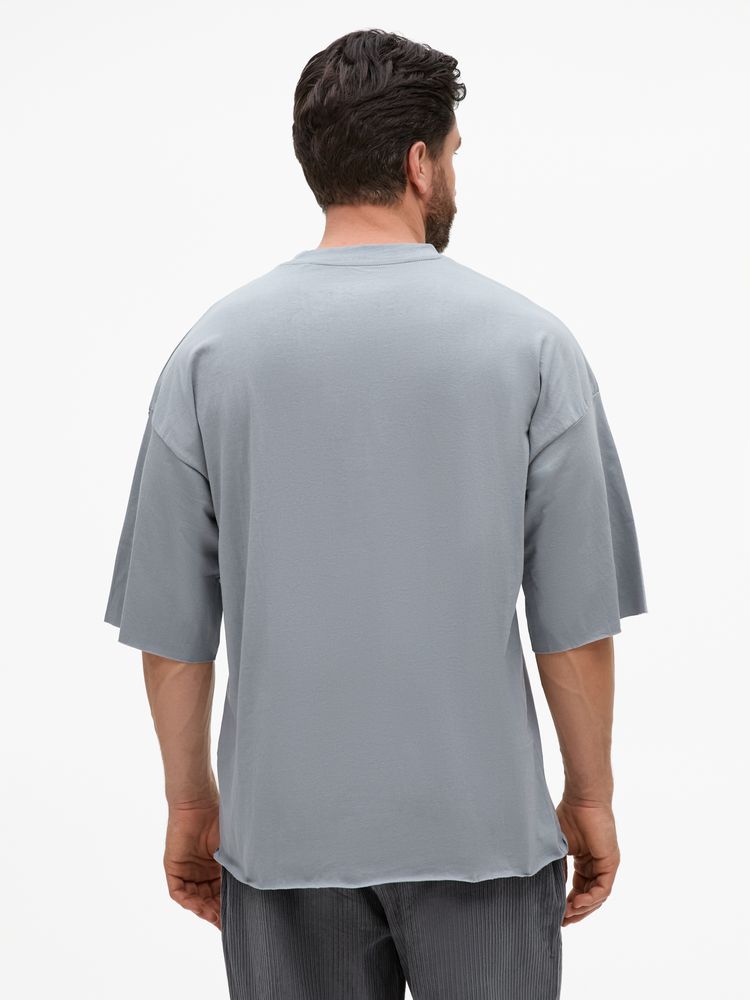 Футболка унисекс T1, серая, размер XL/XXL