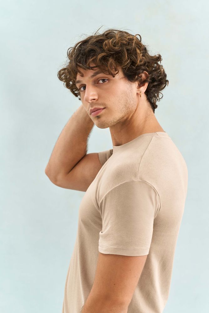 Футболка унисекс Regent 150, серо-бежевая, размер XXL