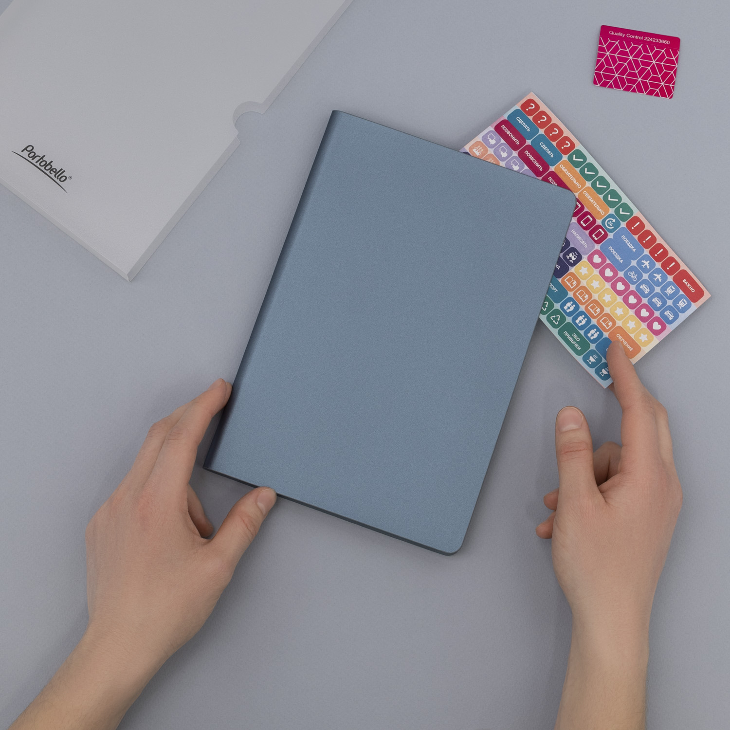 Ежедневник Мун Ривер (Moon River) недатированный, стальной