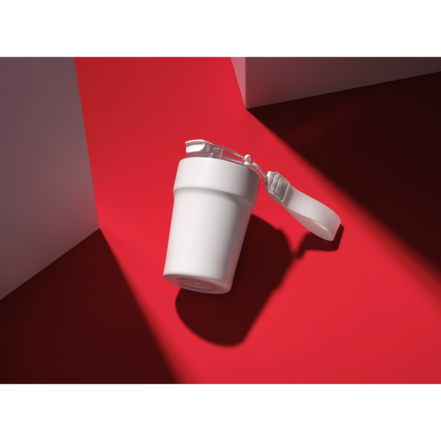 Термокружка вакуумная Монако, белая