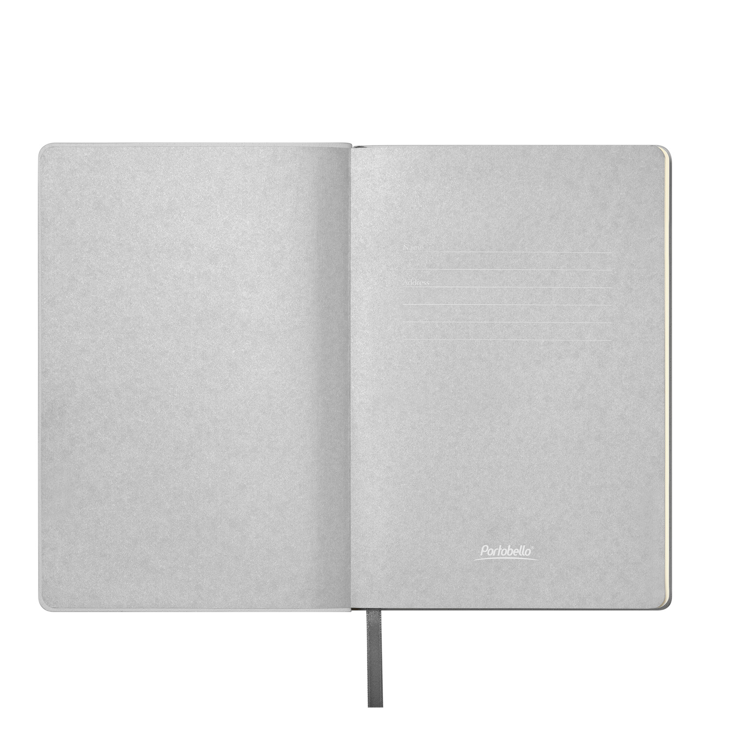 Ежедневник Молто (Molto) недатированный, серебряный