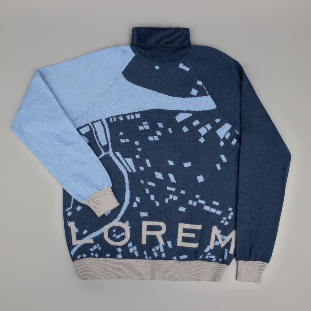 Свитер на заказ Tricksy Net Reglan, полушерсть, размер XXL