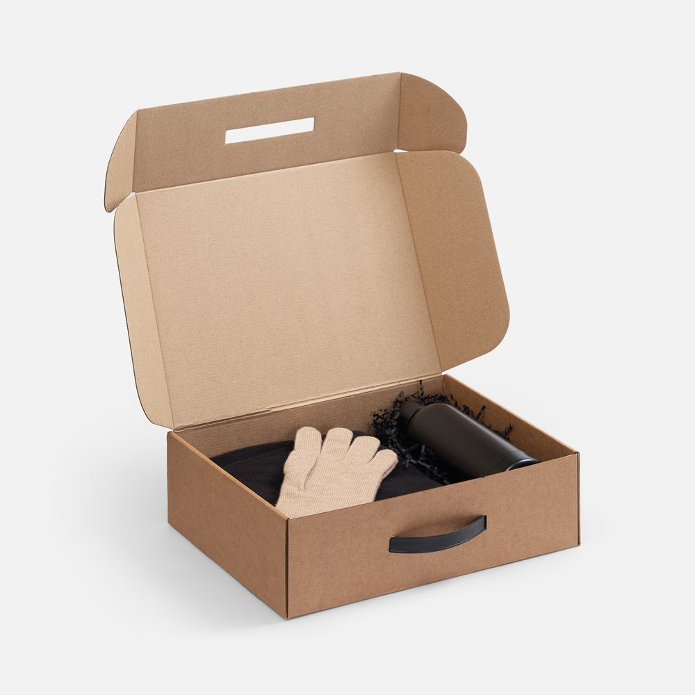 Коробка Light Case, ver.2 — пример нанесения логотипа (сделано в России) | Print Logo