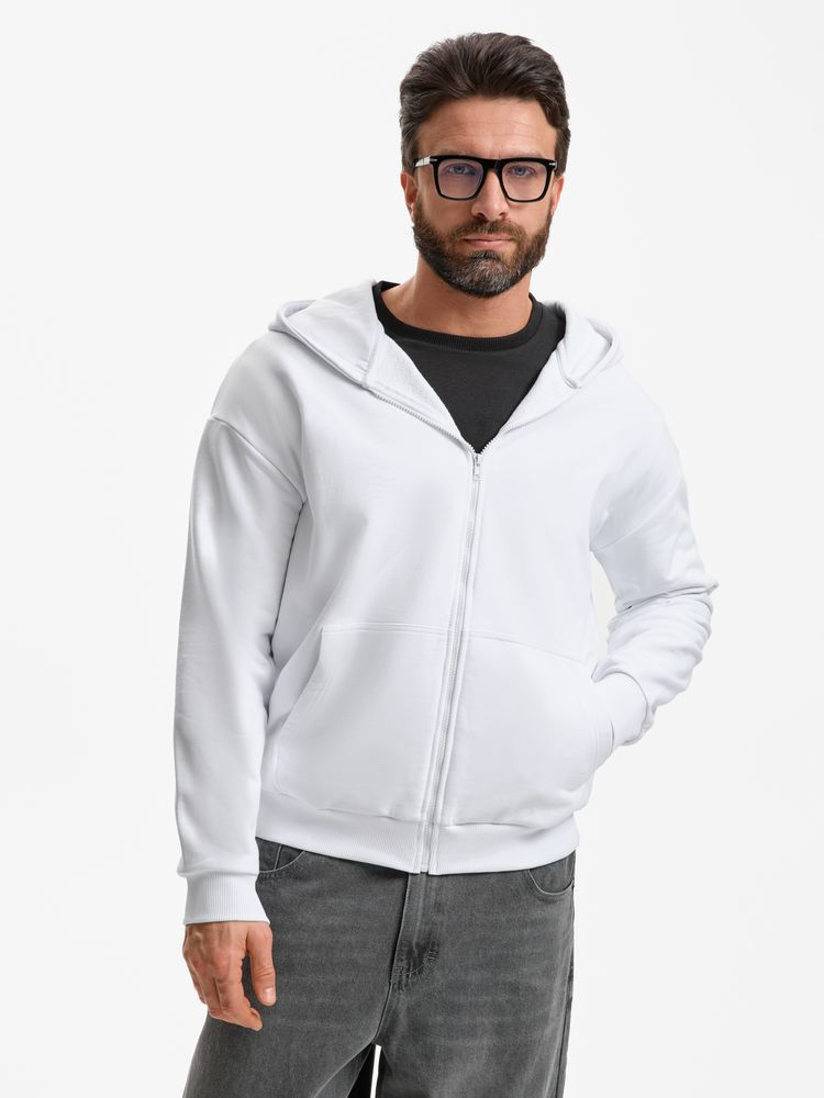 Толстовка унисекс оверсайз Sartoro, белая, размер 3XL/4XL