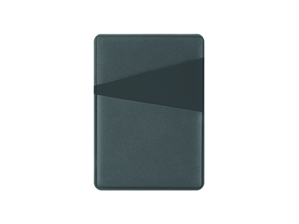 Картхолдер на 3 карты типа бейджа Favor, светло-серый/темно-серый