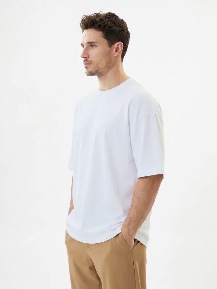 Футболка Oversize Premium 210 с логотипом Uzcotton | Print Logo