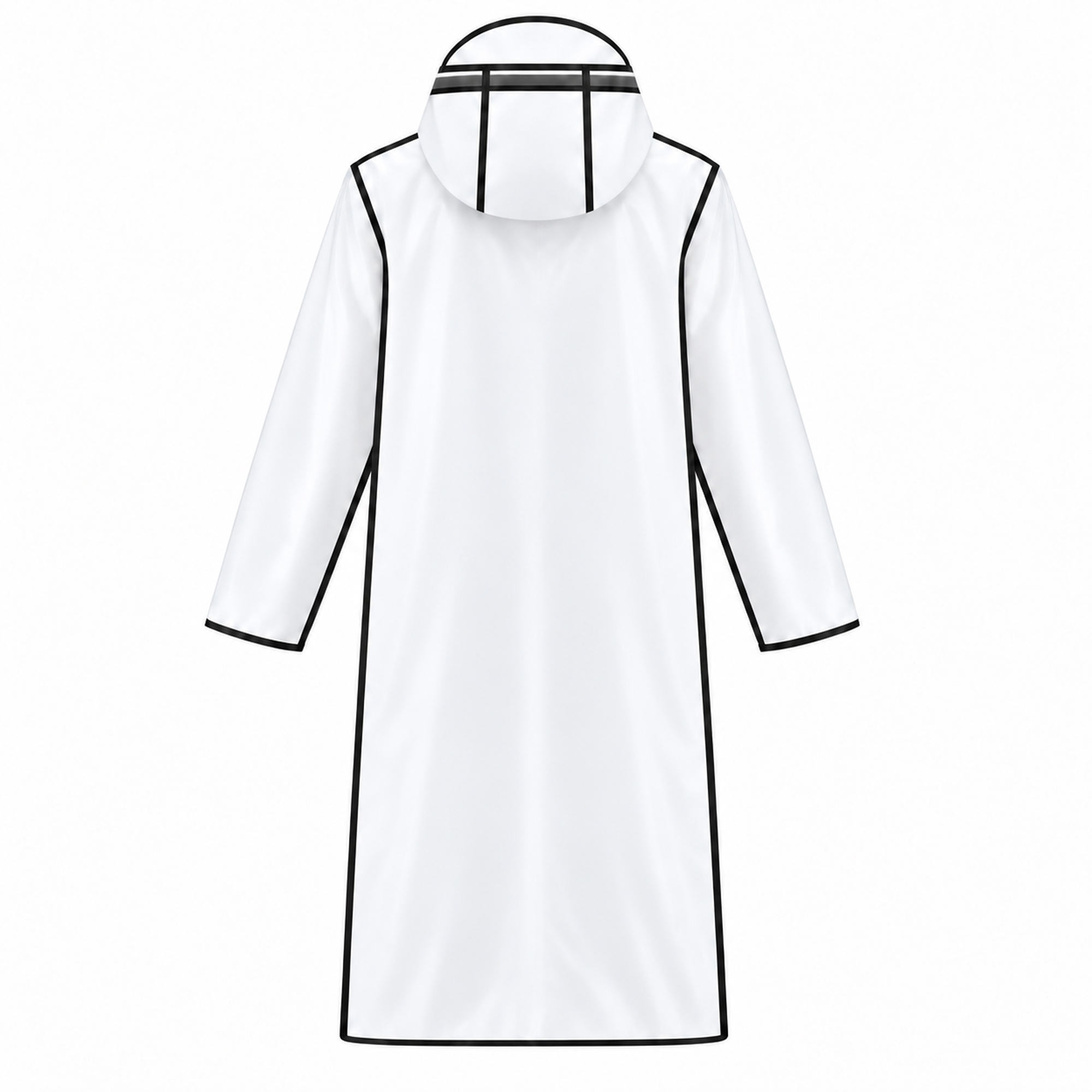 Дождевик Providence 2.0, прозрачный/черный с чехлом