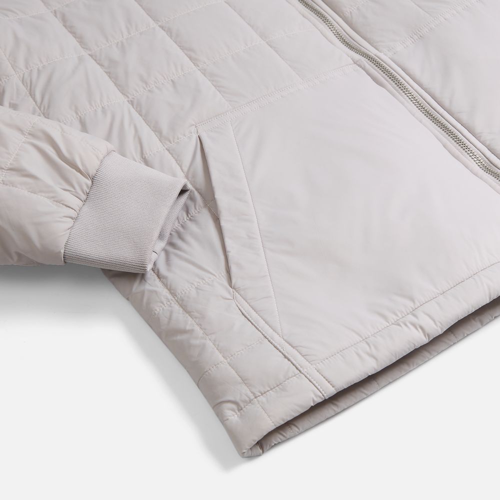 Куртка унисекс Warmbridge, светло-серая, размер XXL