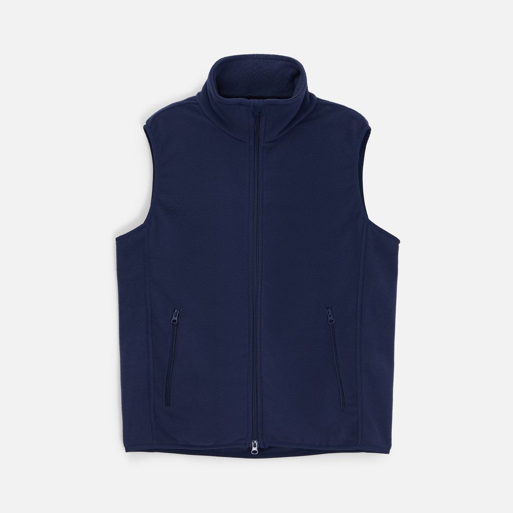 Жилет флисовый унисекс Ben Mac, темно-синий, размер 3XL