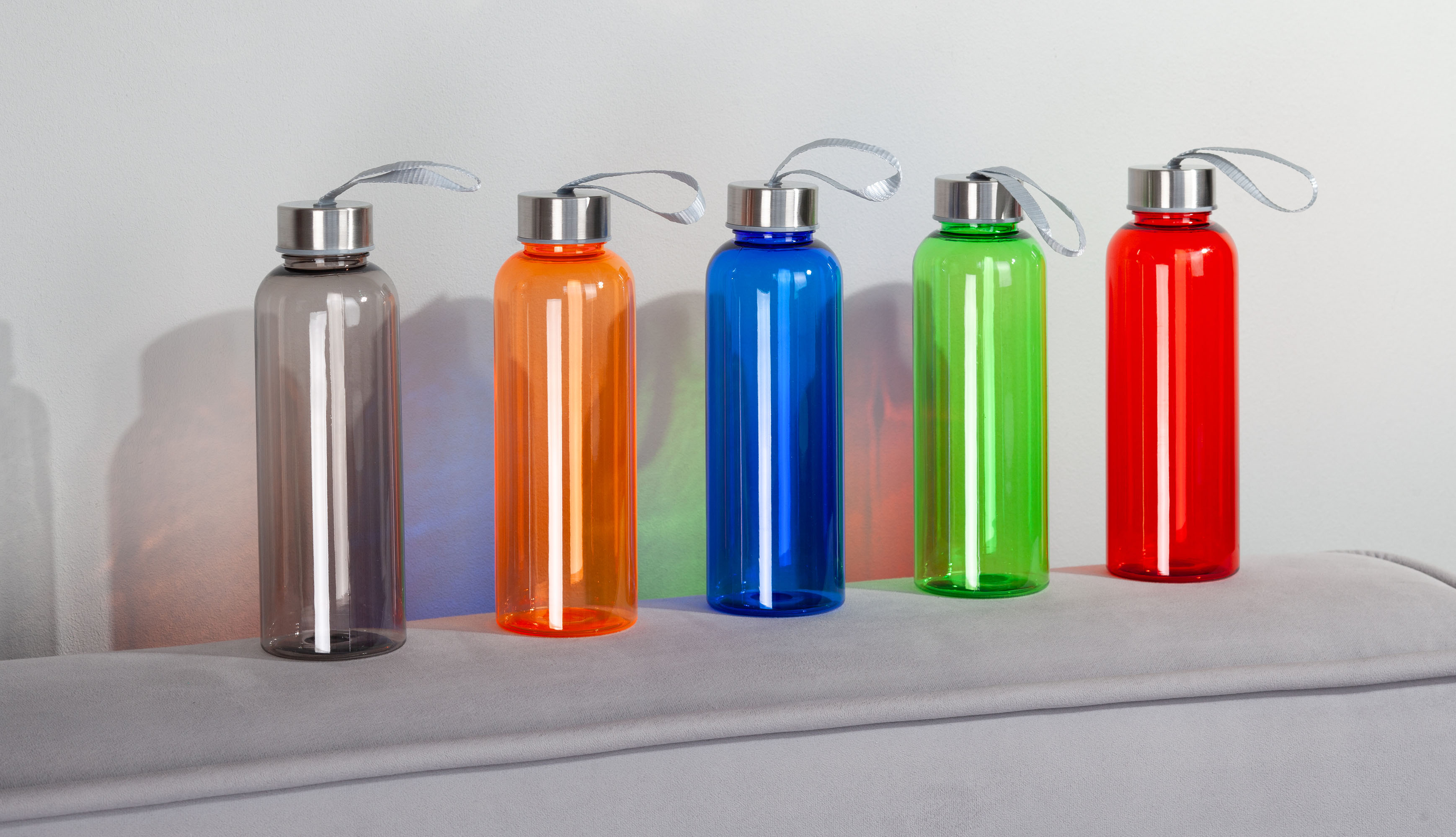 Бутылка для воды "H2O" 500 мл, оранжевый