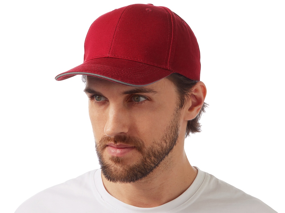 Кепка со светоотражающим кантом, классический синий