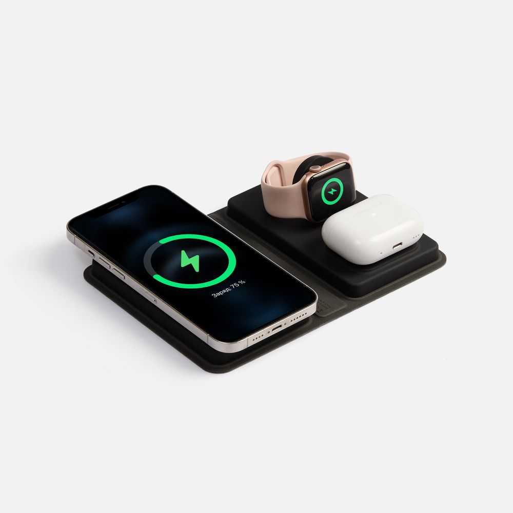 Внешний аккумулятор с беспроводной зарядкой reCover 8000 мАч с логотипом Indivo | Print Logo