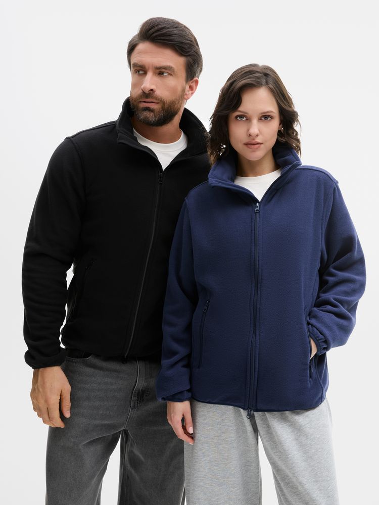 Куртка флисовая унисекс Ben Mac, темно-синяя, размер 3XL