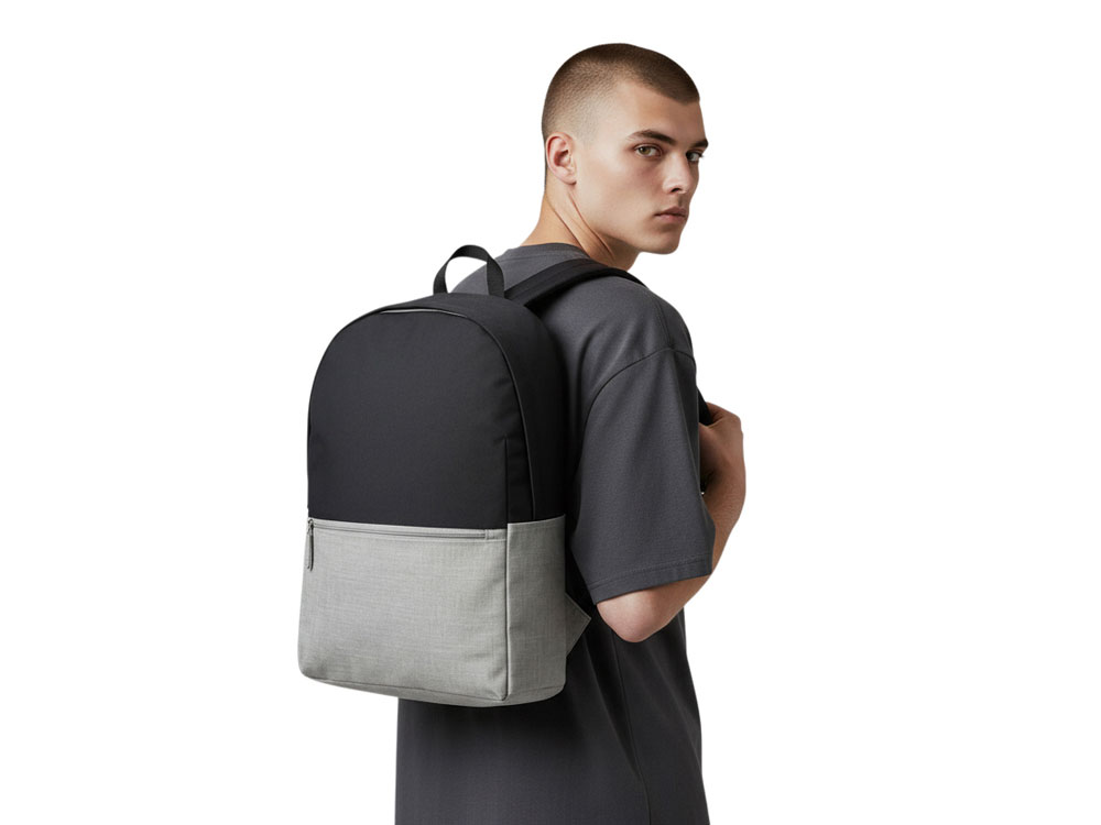 Рюкзак Suburban, черный/серо-бежевый