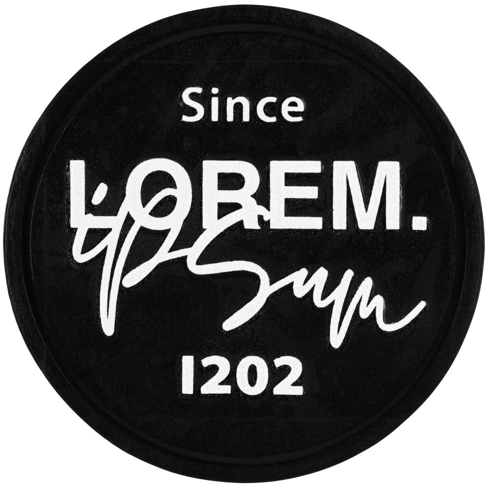 Лейбл из ПВХ Dzeta Round, L фото в интернет-магазине Print Logo.