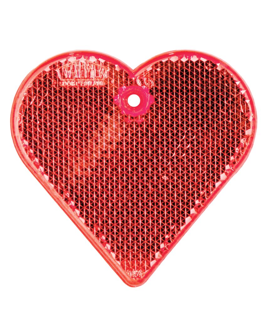 Пешеходный светоотражатель «Сердце» фото на сайте Print Logo.