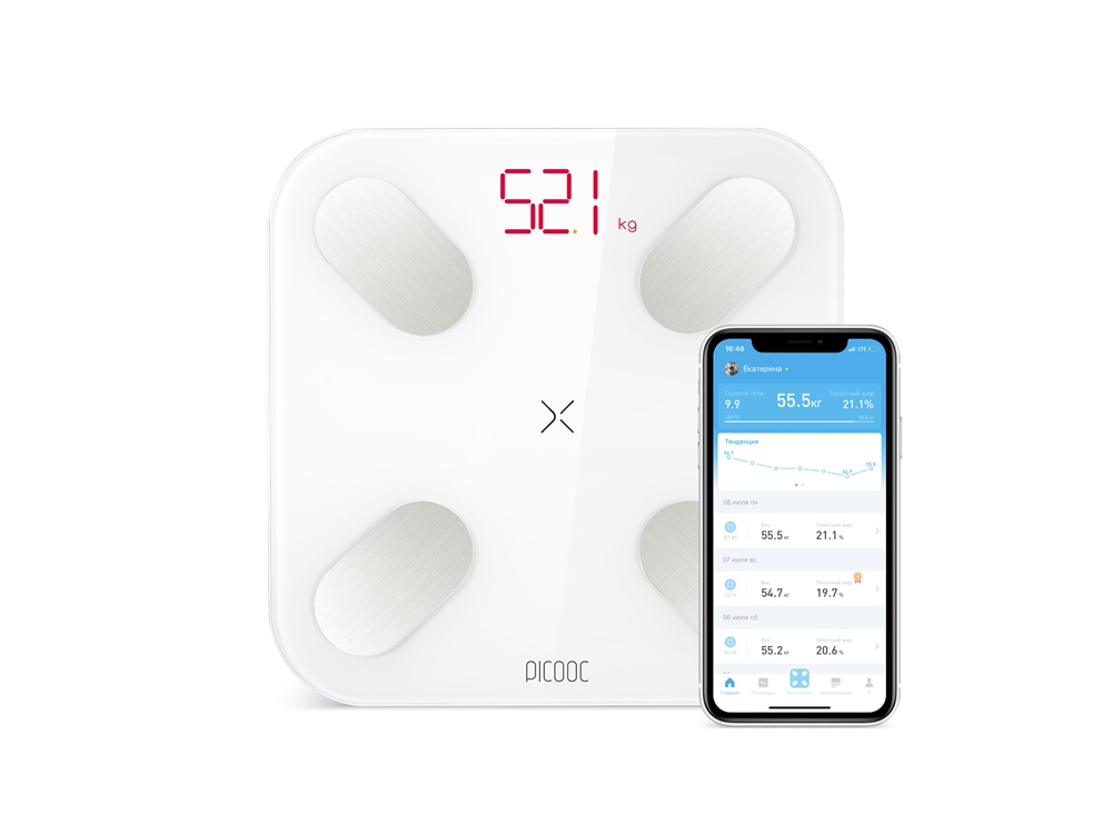 Умные весы Mini с логотипом Picooc | Print Logo