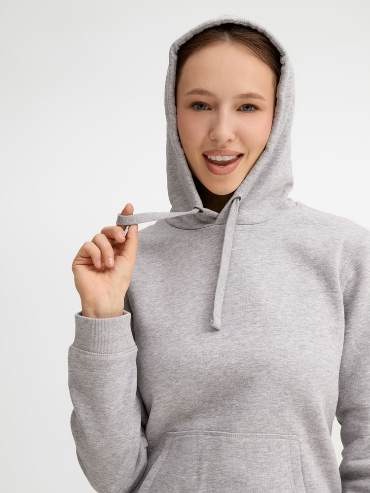 Толстовка женская Spencer Women, серый меланж, размер XXL