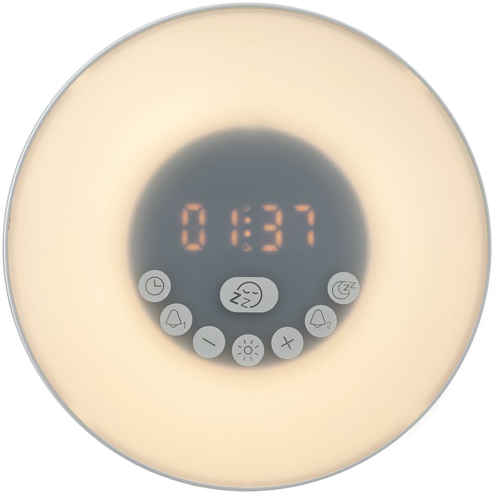 Лампа-колонка со световым будильником dreamTime, ver.2 фото на сайте Print Logo.