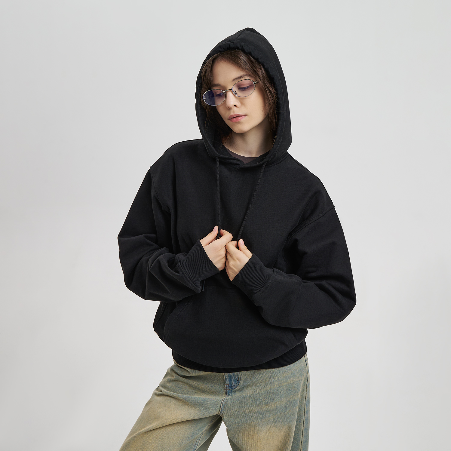 Худи релакс унисекс Адвенче (Adventure), черный, размер 3XL/4XL