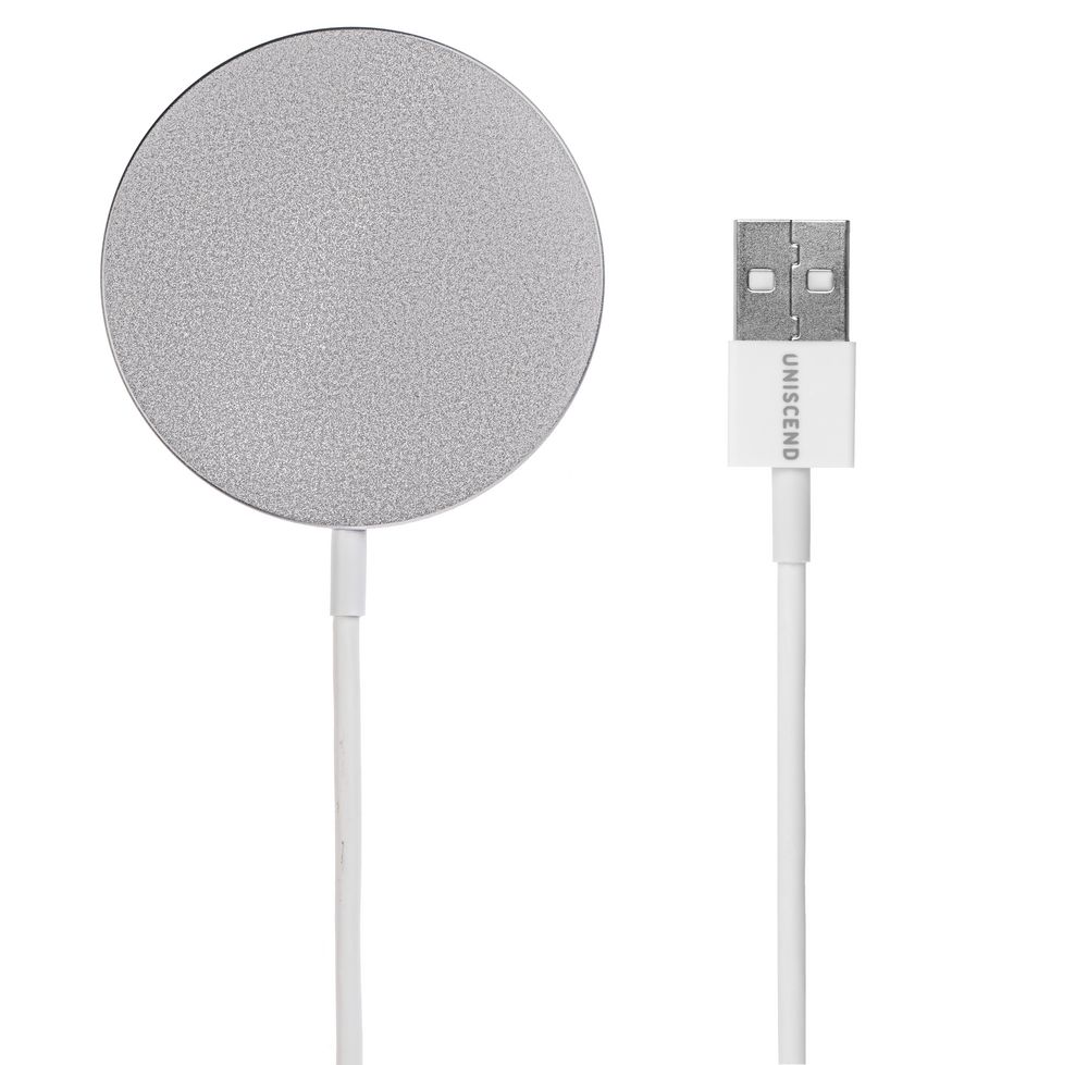 Беспроводное зарядное устройство с магнитами Magmate с логотипом Uniscend | Print Logo