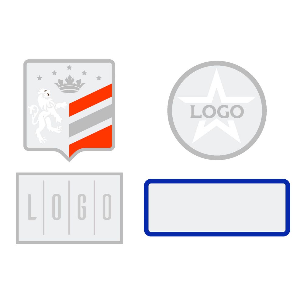 Шеврон из габардина Gabo M с логотипом сделано в России | Print Logo