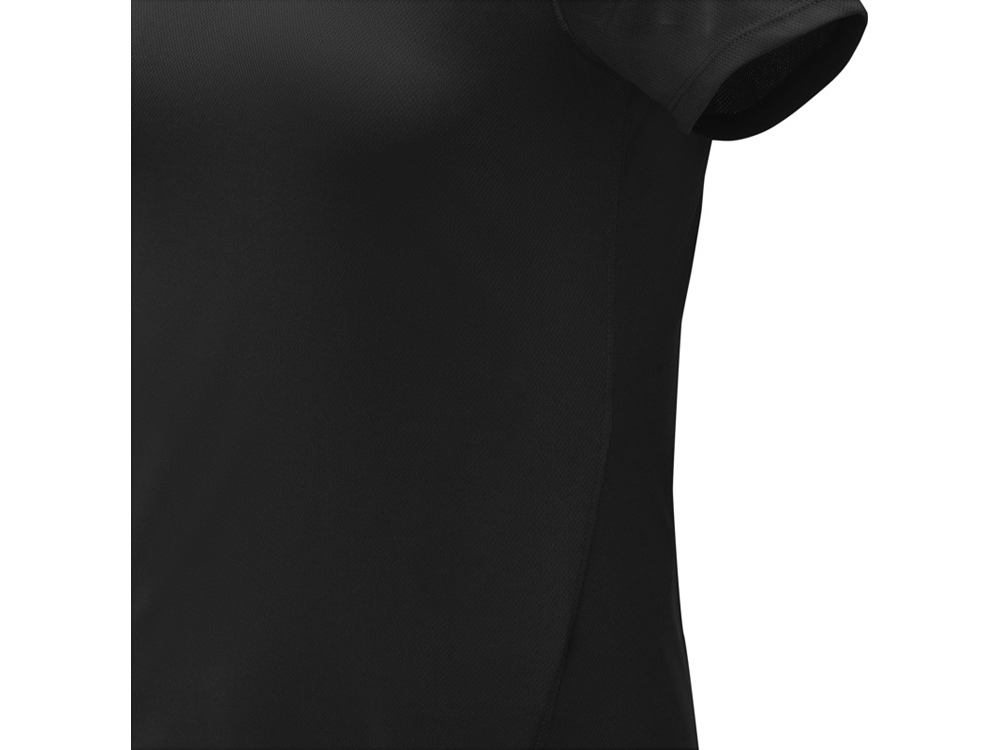 Женская стильная футболка поло с короткими рукавами Deimos, черный