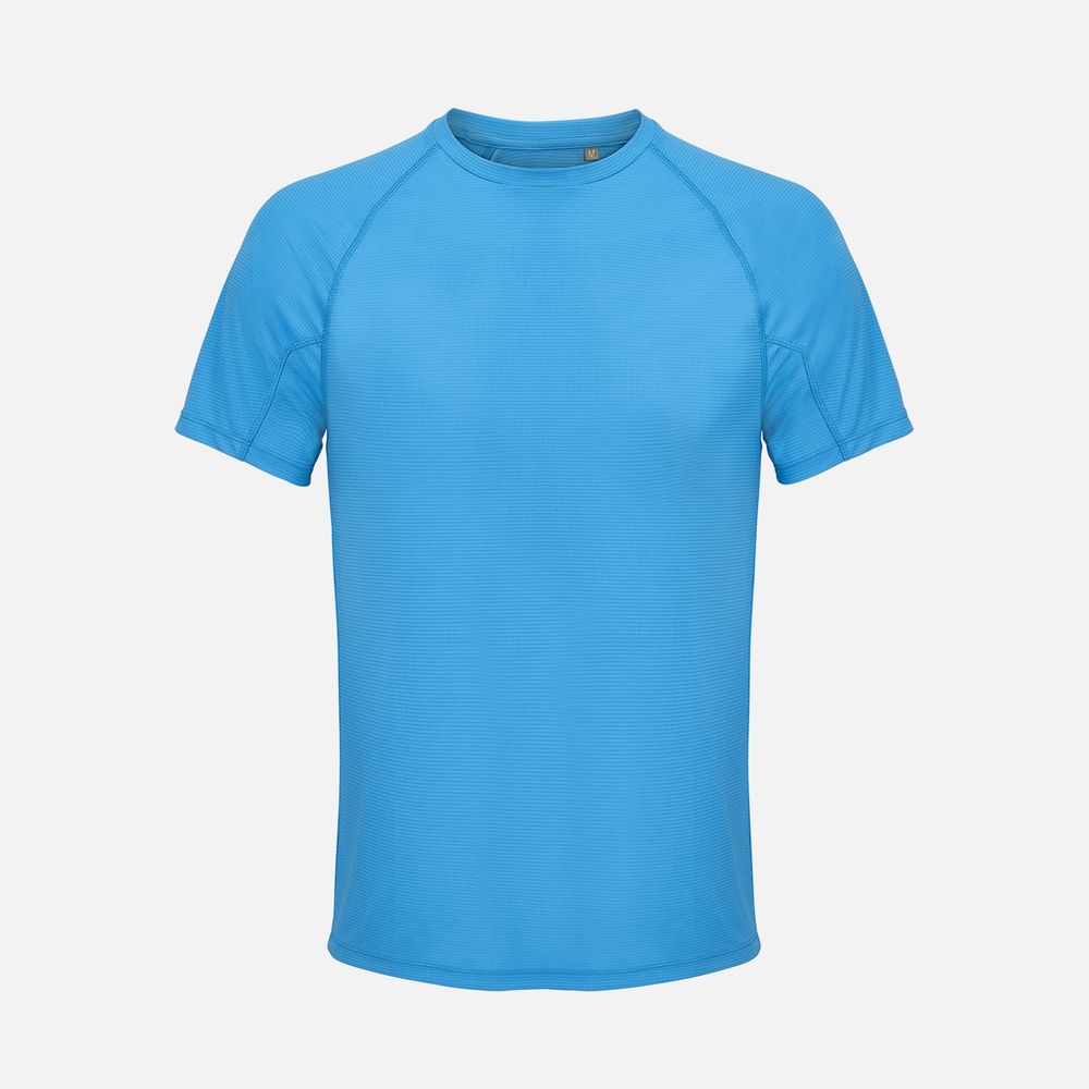 Футболка спортивная унисекс Vortex с логотипом Sol's | Print Logo